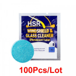 100/500 tk (1tk = 4L) Auto esiklaasi kondenseeritud kihiseva tabletipuhasti pesuri tahke klaasipuhasti kontsentreeritud puhastusvahendi tabletid