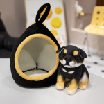 Lemmikloomad Elutruu kohev kutsikamaja Palus pehme nukk armas v&auml;ike husky/akita koer/rottweiler Palus m&auml;nguasjad v&otilde;lu kingitus t&uuml;drukule 18cm