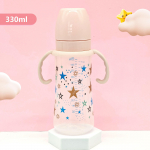 6-36 kuud baby PP laia kaliibriga pudel, dream star pudel Imiteeritud rinnapiima silikoonnibu Ohutu ja l&otilde;hnatu, kukkumisvastane