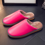 Libisemiskindlad Veekindlad Talvised Nahksussid Paaridele - Soojad Pl&uuml;&uuml;sist Sisejalatsid 27 (usually 40-41)