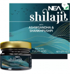 Nea 100% puhas &scaron;iladžiitvaik (15 gm)+ Ashwagandha & Shankpushpi | 5X Suurendab Vastupidavust
