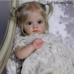60 cm Reborn Doll Maggie N&auml;htavate veenidega k&auml;sitsi &uuml;ksikasjalik maal Elutruu 3D nahatoon Vasts&uuml;ndinud nukk lastele s&uuml;nnip&auml;evakingitus Full silicone Girl