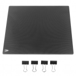 3D-printeri klaasvoodi 290 x 290 4 mm kleepuvast karastatud plaadist ehituspinnaga platvorm Ender 6 jaoks