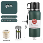 Suure mahutavusega meeste kaasaskantav 316 roostevabast terasest termostass 600ml - Tea Separation