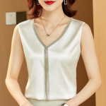 Ice Silk Suspender Vest Naiste suvise tutiga &uuml;laosaga ni&scaron;&scaron; ja suure sisemise &uuml;likonna aluss&auml;rk M