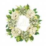 Simulatsioonip&auml;rja uksekaunistus Vintage hortensia p&auml;rg Seinale riputatav tervitusp&auml;rg