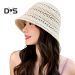 Naiste kalamehem&uuml;ts &otilde;&otilde;nsa disainiga p&auml;ikesekaitse laia &auml;&auml;rega m&uuml;ts &uuml;hev&auml;rviline V kaitse suvine rannam&uuml;ts kohv