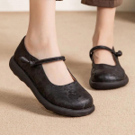 Kevad-suvi naiste Hiina stiilis Mary Jane Flats Laia varbaga kingad Naistele Pehmed Loafers Nahast madalad kingad Ema &Otilde;de Naise Mokasiinid 39EU/CN40
