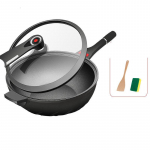 Maifan Stone mikrosurvega mittenakkuva woki vokk kodupann Multifunktsionaalne gaasipliit induktsioonpliit &Uuml;ldine 30cm