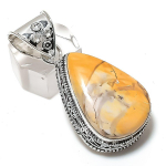 Maligano Jasper Handmade 925 Sterling Silver Jewelry Pendant 2.01 s4a59