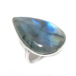 Labradorite Handmade 925 Sterling Silver Jewelry Ring Size 7.5 q8p70