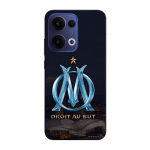 Coque de t&eacute;l&eacute;phone - Maniacase - Oppo Reno 13 5G - OM logo bleu et dor&eacute; - Silicone - Souple