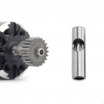 Crank Shaft Sleeve Adapter,Motor Silver 2.3mm to 3.17mm Diameter,Sturdy Motor