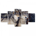 L&otilde;uendimaaling Seinakunst hunt plakatid ja tr&uuml;kised Loomade seinapildid elutoa sisekujunduseks 20x35cm*2 20x45cm*2 20x55cm*1