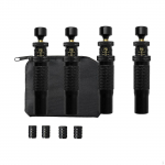 4Pcs Adjustable Automatic Tire Deflation Valves Screw on Tyre Air Down Tools Easy to Use Quick