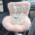 Labubu Turvatool 17cm Kawaii Pl&uuml;&uuml;sist Turvaiste Auto &Otilde;huava Kaunistus Kawaii Anime Nukk Auto Sisustus Loovad Kingitused