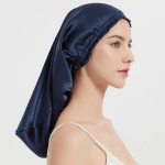 100% mooruspuusiidist &ouml;&ouml;m&uuml;ts magamiseks, pikk siidist turban/&ouml;&ouml;m&uuml;ts magamiseks, du&scaron;im&uuml;ts, juukse&uuml;mbris magamiseks 50CM