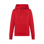 Polo Ralph Lauren S&uuml;gis/Talv 23 Hobuse logo tikitud kapuutsiga fliisist pikkade varrukatega dressipluus Naiste dressipluus 211817657-006 XS