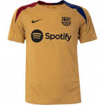 Nike X Barcelona Jalgpalliklubi Dri-Fit FCB MNK DF STRK SS Top Hingav Pullover L&uuml;hikeste Varrukatega Jalgpallis&auml;rk Meeste topid Pruun FN9816-717 L