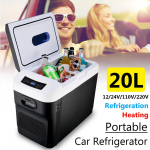 20L DC12/24V Mini Auto Kodu Auto K&uuml;lmikud S&uuml;gavk&uuml;lmik Jahuti Soojendi Hoida Soojas V&auml;rske Autole Kodule Pinikile Matkamiseks AC110/220V