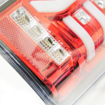 Hiace Tagatuli Voolav Tagatuli LED J&auml;rjestikune Suunatuli Avamisliigutuse Demonstratsioon 200 123456 T&uuml;&uuml;p Helkuriga Garanteeritud Kohandatud ja (Punane Valge)