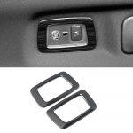 Volvo XC60 2018 2019 2024 jaoks Tagumise lugemislambi katte kaitsmed Vormliist Roostevaba teras Autotarvikud Kleebis must