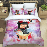3D-prinditud muusikab&auml;ndi BABYMETAL Voodipesukomplekt &Uuml;heinimese Twin T&auml;iskasvanu Queen King Suurusega Voodikomplekt T&auml;iskasvanu Laste Magamistoa Tekikottikomplekt Kodu Tekstiil EU Twin 135x200cm