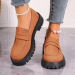 2024. aasta kingad Naiste suures suuruses p&uuml;ksid Naiste Briti stiilis platvormkingad Kontorijalatsid Naistele Kerged vabaaja disainerkingad Zapatos De Mujer 35