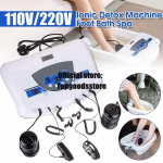 50W 220V Kahekordne Iooniline Detox Masin Jalavann Spa T&ouml;&ouml;riist LCD koos MP3 Muusikaga Puhastav Salong
