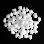 200 Pieces White Modelling Polystyrene Foam Water Drop Shape crafts Supplies Mix 19 & 46 mm