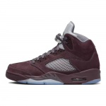 Air Jordan 5 Retro SE Burgundy 2023 Unisex tossud Punane S&uuml;gav-burgundi Hele-grafiit DZ4131-600 45.5