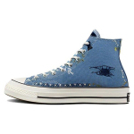 Converse Chuck 70 High Cowboy Tikandiga Unisex Tossud Sinine Hele-Sinine Mitmev&auml;rviline A03664C 46.5