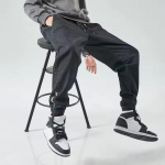 Suurusele Meeste teksap&uuml;ksid Mood Vabaaja Jooksja Harem Denim P&uuml;ksid Hip Hop Uued Elastsed V&ouml;&ouml;kohaga Teksap&uuml;ksid Meeste P&uuml;ksid M must