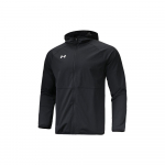 Under Armour SS22 Vabaaja Spordist Sinuv&auml;rvi Hingav Kapuutsiga Kootud Jakk Meeste Jakk Must 22500404-001 XXXL