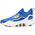 Under Armour Curry 3Zer0 24 GS Warriors Laste tossud Sinine Team-Royal Valge 3027627-400 38.5