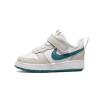 Nike Court Borough Mugavad igap&auml;evased vastupidavad madalad tossud Beebitossud Hall Valge Roheline BQ5453-017 21
