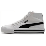 Puma Court Classic Vulc Lihtsad Mugavad Vastupidavad Hingavad Madalad Rula Kingad Unisex Tossud Valge Must 397265-02 35.5