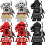 Samurai S&otilde;dalase ehitusklotsi figuur 11 osa Ohutu mittetoksiline ABS-materjal &Uuml;hildub peamiste ehitusklotsidega Peen soomus