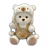 30cm K&auml;sitsi valmistatud Teddy Tale Karu Pl&uuml;&uuml;sm&auml;nguasi Vaheta Kleiti Beebi Roomamislapp T&uuml;druk Kallistus Kaisu Pl&uuml;&uuml;sist Nukk S&otilde;brannale Kingitus cloth no bear