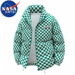 NASA MARVEL Men's Stand Collar Padded Jacket 4XL