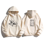 Kuum anime Chainsaw Man Hayakawa Aki Rebane Deemon Kon Graafilise Prindiga Kapuutsiga Meeste Naiste Hupparid Vabaaja Dressipluus Harajuku Streetwear XL black