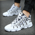 New Brand Basketball Shoes Men Women High-top Sports Cushioning Hombre sapato masculino Comfortable Black Sneakers zapatillas 36