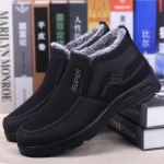 Kingad meestele 2024. aasta talvemood libisemiskindlad puuvillased kingad Meeste paksendatud nahast veekindlad vabaaja lumesaapad Zapatillas Hombre 39