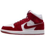 Jordan 1 Mid Se Punane Samet Naiste Jordan FZ3334-100 36.5
