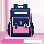 Uus Algkooli Seljakott Briti Stiilis Poiste Seljakott Kerge T&uuml;drukute Kahekordne &Otilde;lakott Small (36cm*27cm*17cm) lilla