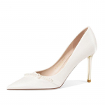 Naiste suvejalan&otilde;ud Pruudi kingad Naistele 2024 Pulmakleit kingad Kontsaga Terava ninaga P&auml;rliga Stiletto K&otilde;rged kontsad Populaarsed 39 39