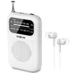 Gemean Kaasaskantav Raadio Laiade Stereok&otilde;rvaklappidega &Auml;rikaardi Kujuline ja Sisaldab FM-k&otilde;larit K&otilde;rvaklapid T&ouml;&ouml;tab kahe AAA-patareiga T&auml;iuslik ja Reisimiseks J-777
