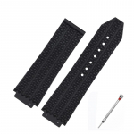 [syzynicy] Silikoonrihm, &uuml;hilduv Hublot Big Bang/Classic Fusion kelladega (Must B, 25*19mm) meestele ja naistele