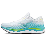 Mizuno Wave Sky 5 Valge Sinine Curacao Naiste Tossud J1GD210200 36.5