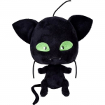 BANDAI Miraculous Ladybug - Pehme m&auml;nguasi 15 cm : R&otilde;ivas must